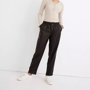 Madewell Vegan Leather Trousers